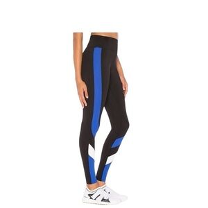 Splits59 Venice Legging in Black Royal and Off White XS